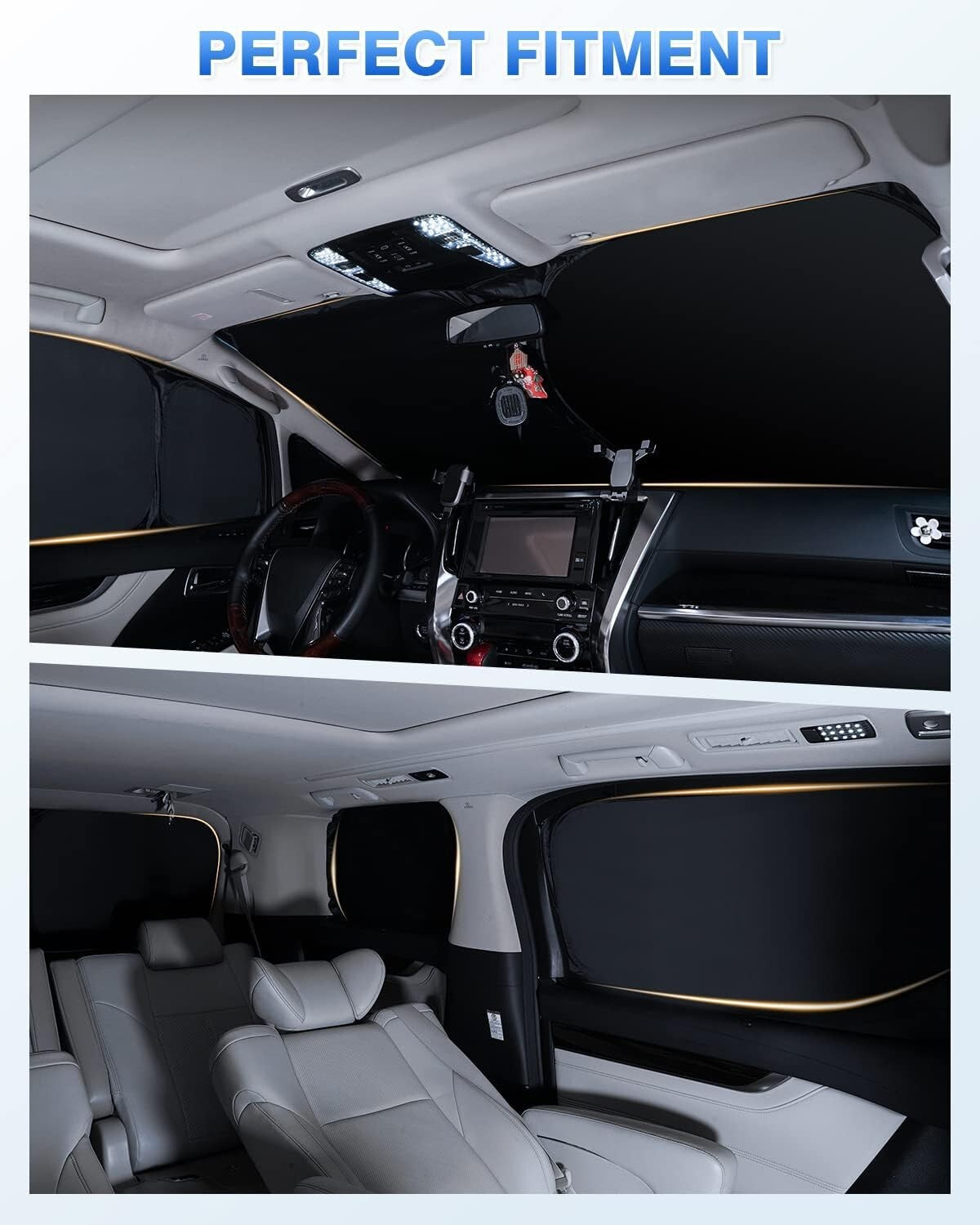 2020-2025 Kia Telluride Foldable Windshield Sun Shade - Effective Heat Defense