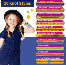Load image into Gallery viewer, Funky DIY Friendship Bracelet Kit with Unicorn Storage - Gift for Young Creators