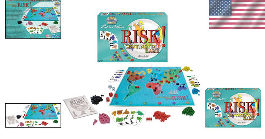 Risk 1959 Classic Reproduction Board Game for World Domination - 2-6 Players
