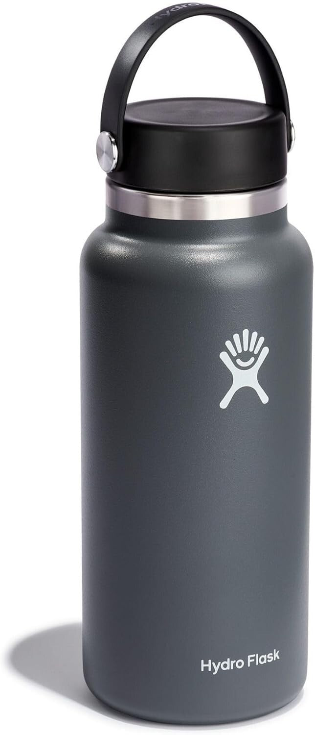Durable 32 Oz Stainless Steel Water Bottle - Keeps Drinks Hot & Cold for Hours