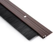 Load image into Gallery viewer, Premium Aluminum Door Brush Sweep with 1M Black Soft Bristles for Gap Sealing