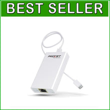Load image into Gallery viewer, High-Speed USB-C to Ethernet Adapter with 60W Charging – Plug &amp; Play Convenience