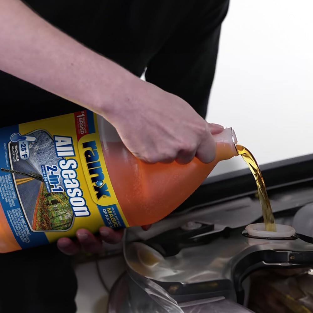 All Season 2-In-1 Windshield Washer -25°F, Pack of 6 Gallons, Liquid Cleaner