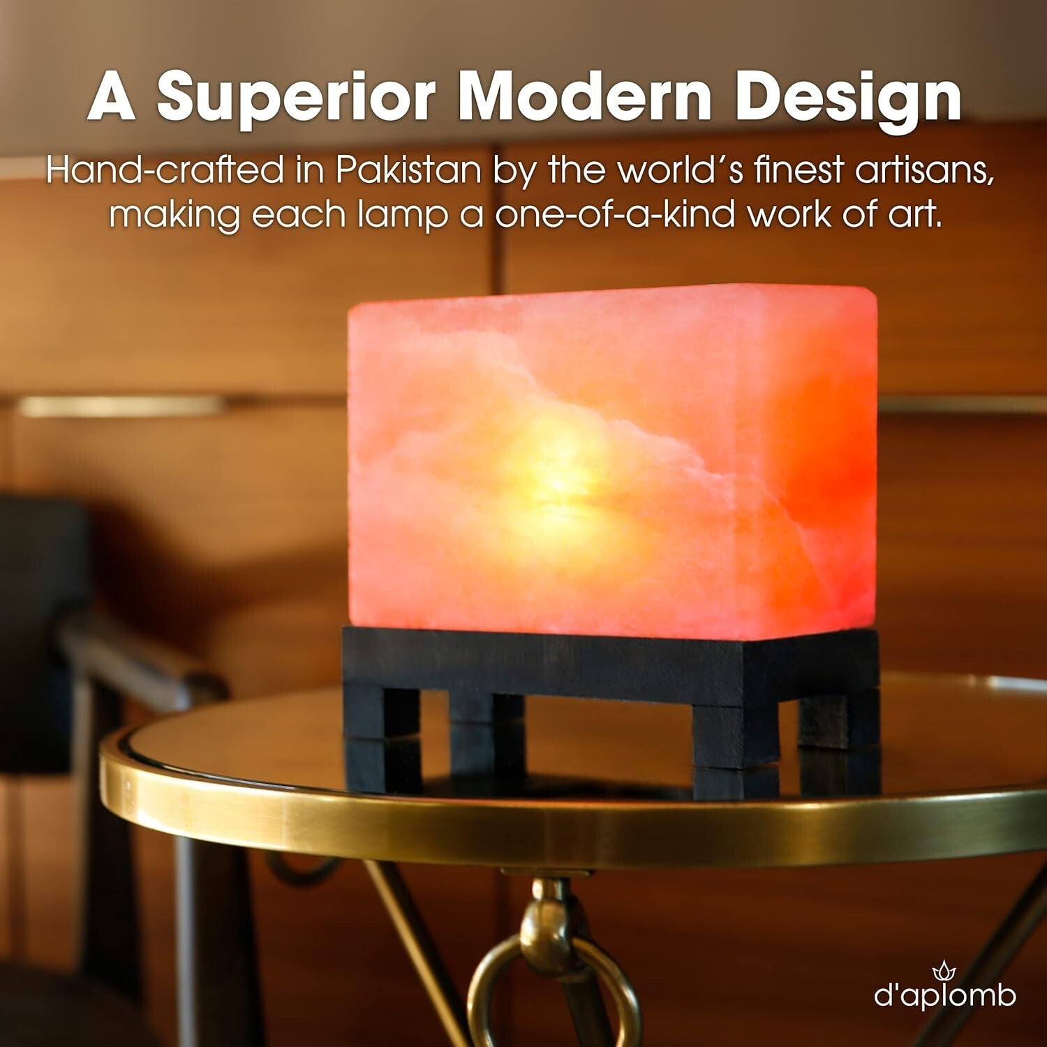Authentic Himalayan Crystal Lamp: Hand-Carved, Ambient Lighting for Any Room