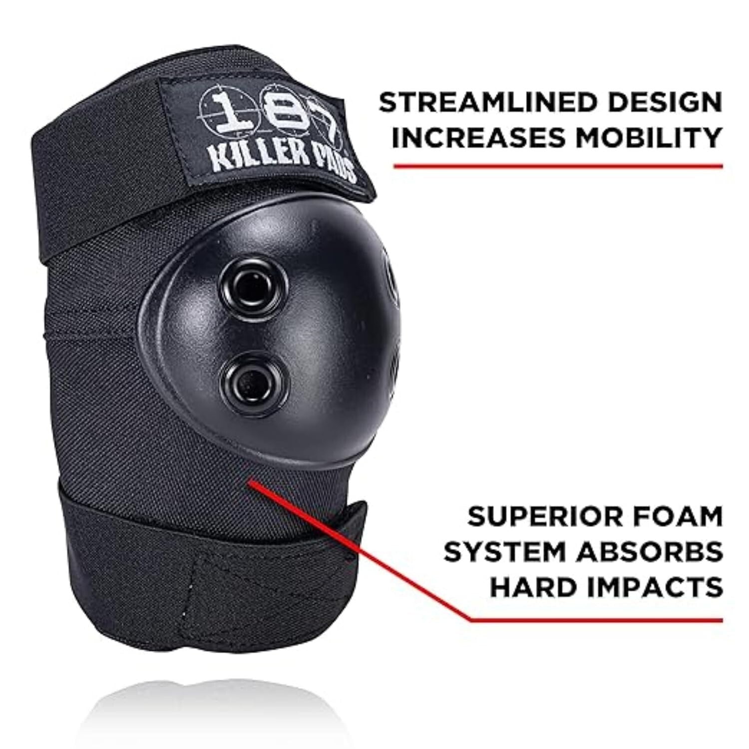 Premium Six Pack Pad Set - Knee Pads, Elbow Pads & Wrist Guards for Skating