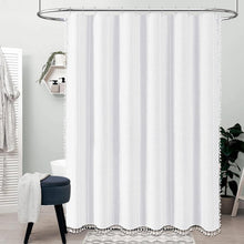 Load image into Gallery viewer, 72x96 Inch Luxury Boho Shower Curtain - Durable, Water Repellent &amp; Stylish