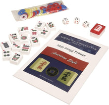 Load image into Gallery viewer, Luxury American Mahjong Set: 166 Engraved Tiles, Racks &amp; Quilted Blue Carry Bag