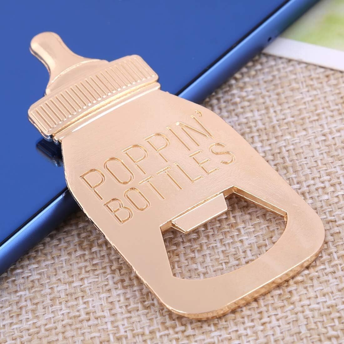 Durable Pink Baby Bottle Bottle Openers - Perfect for Baby Shower Guests