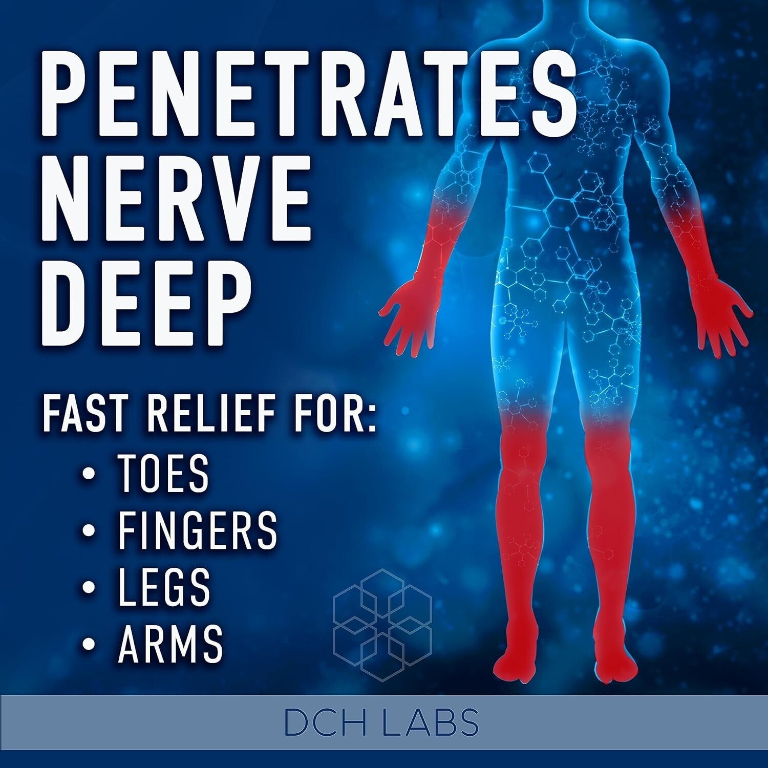 Maximum Strength Nerve Pain Relief Roll-On with Lidocaine & Menthol - 3-Pack