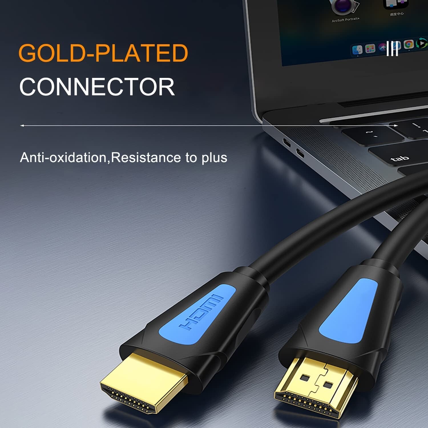 Durable 100 ft HDMI Cable with No Signal Amplifier Needed - Big OD 9.0mm