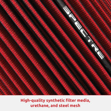 Load image into Gallery viewer, Universal Clamp-On High-Flow Air Filter: Red, 8.75” Height for Power &amp; Savings