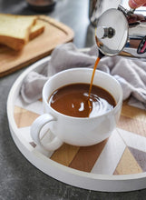 Load image into Gallery viewer, Comfort Grip 22oz Porcelain Mugs Set of 4 - Ideal for Soup, Hot Chocolate &amp; More