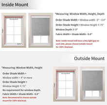 Load image into Gallery viewer, UV Protecting Cordless Roller Blinds for French Doors - 35" W X 75" H Grey Shade