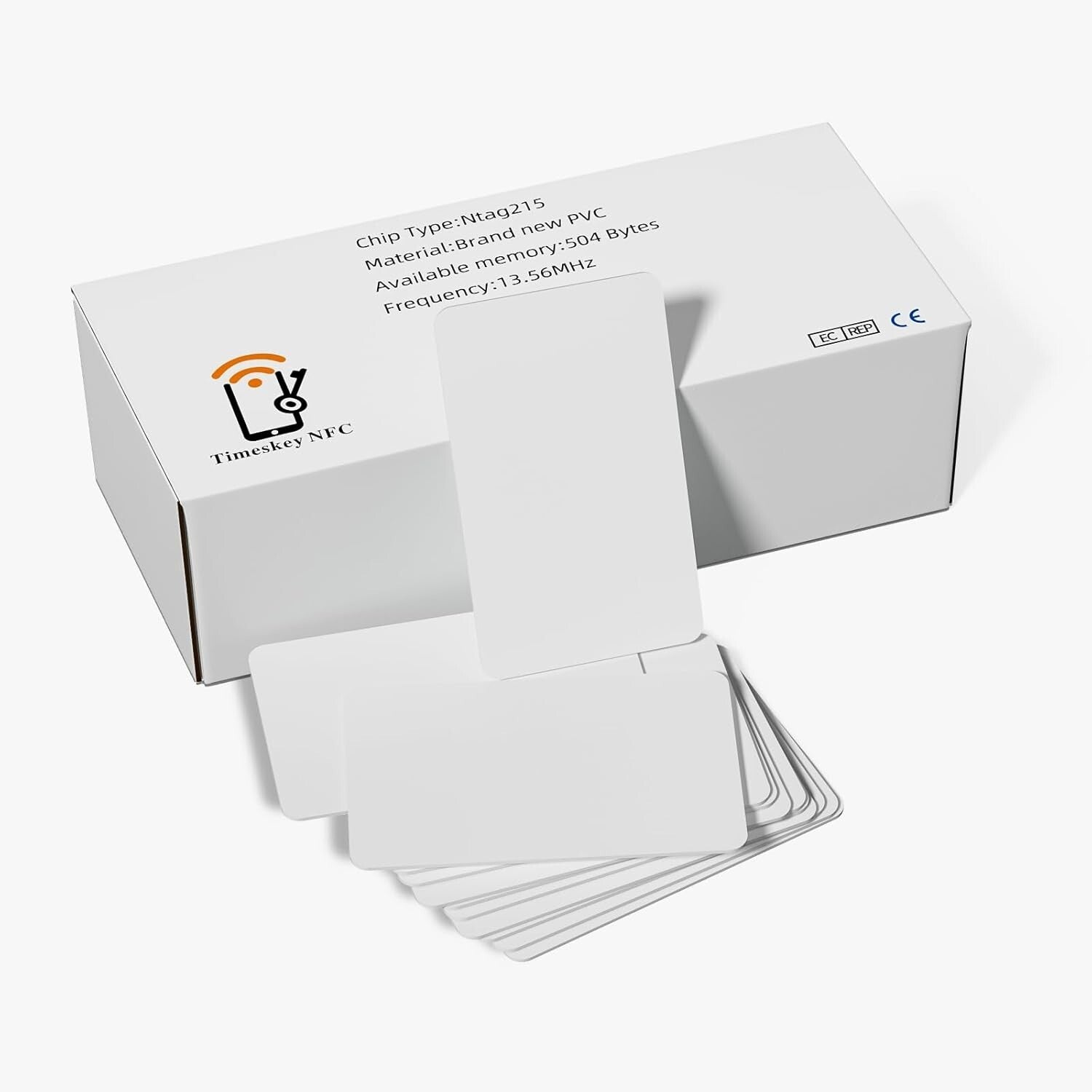 Premium 200 NFC Cards, 504 Bytes Memory, Smooth PVC Finish - Quick Share
