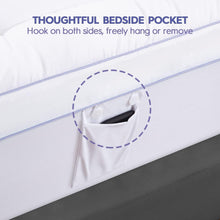 Load image into Gallery viewer, Queen Mattress Topper with Cooling Gel &amp; Pillowtop - Ideal for Back Pain Relief