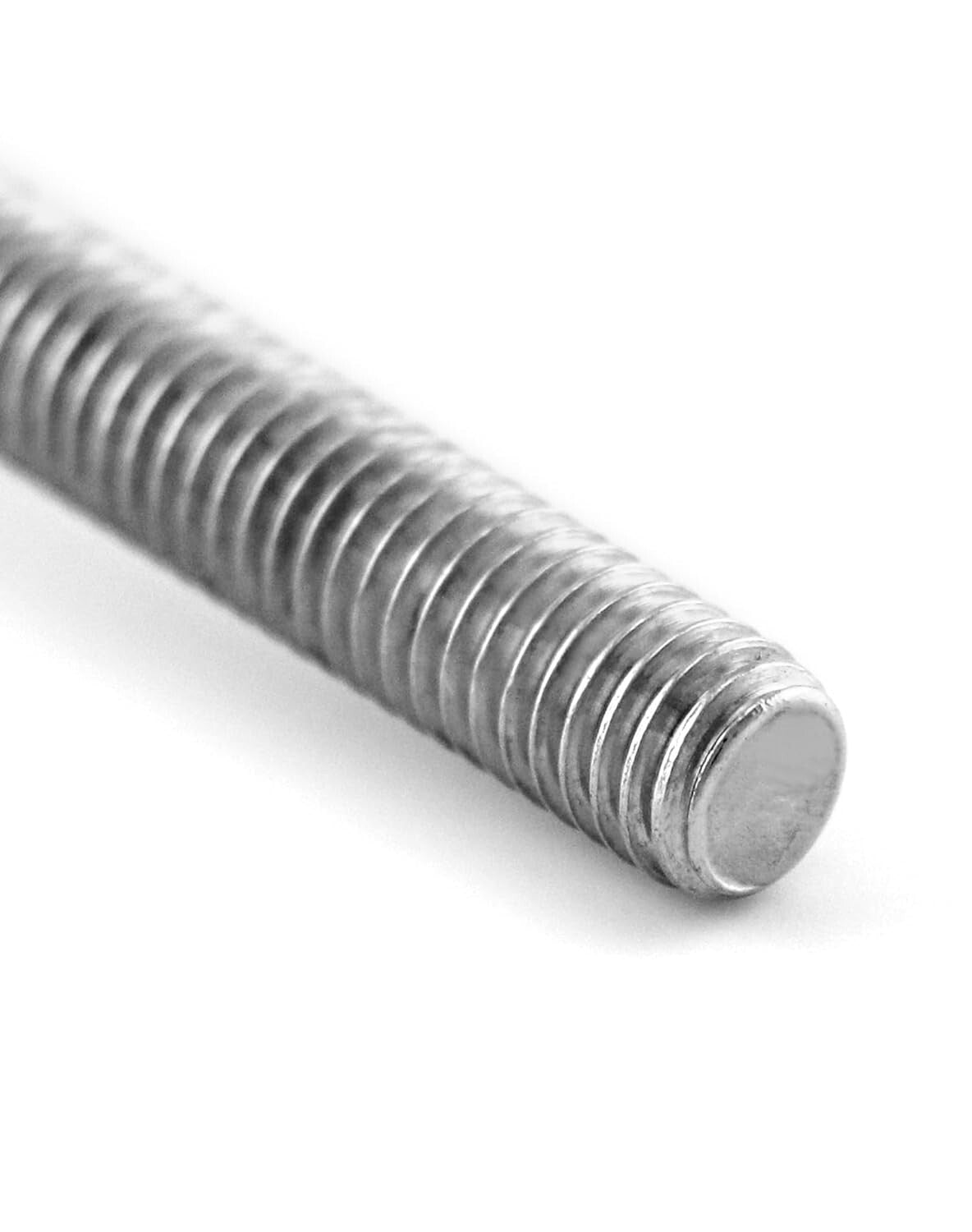 Marine-Grade 1/4" x 2" Long Stainless Steel Eyebolts with Nuts - 50 Count