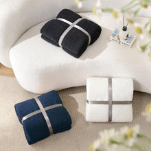 Load image into Gallery viewer, Stylish Super Soft Navy Blue Throw Blanket 60x80 - Perfect Gift for All Seasons