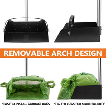 Load image into Gallery viewer, Unbreakable Dog Pooper Scooper - Extra Large Stainless Steel Tray &amp; 43.31" Rake