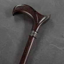 Load image into Gallery viewer, Lightweight 37'' Handmade Cane with Ergonomic Derby Handle - Ideal Gift Option
