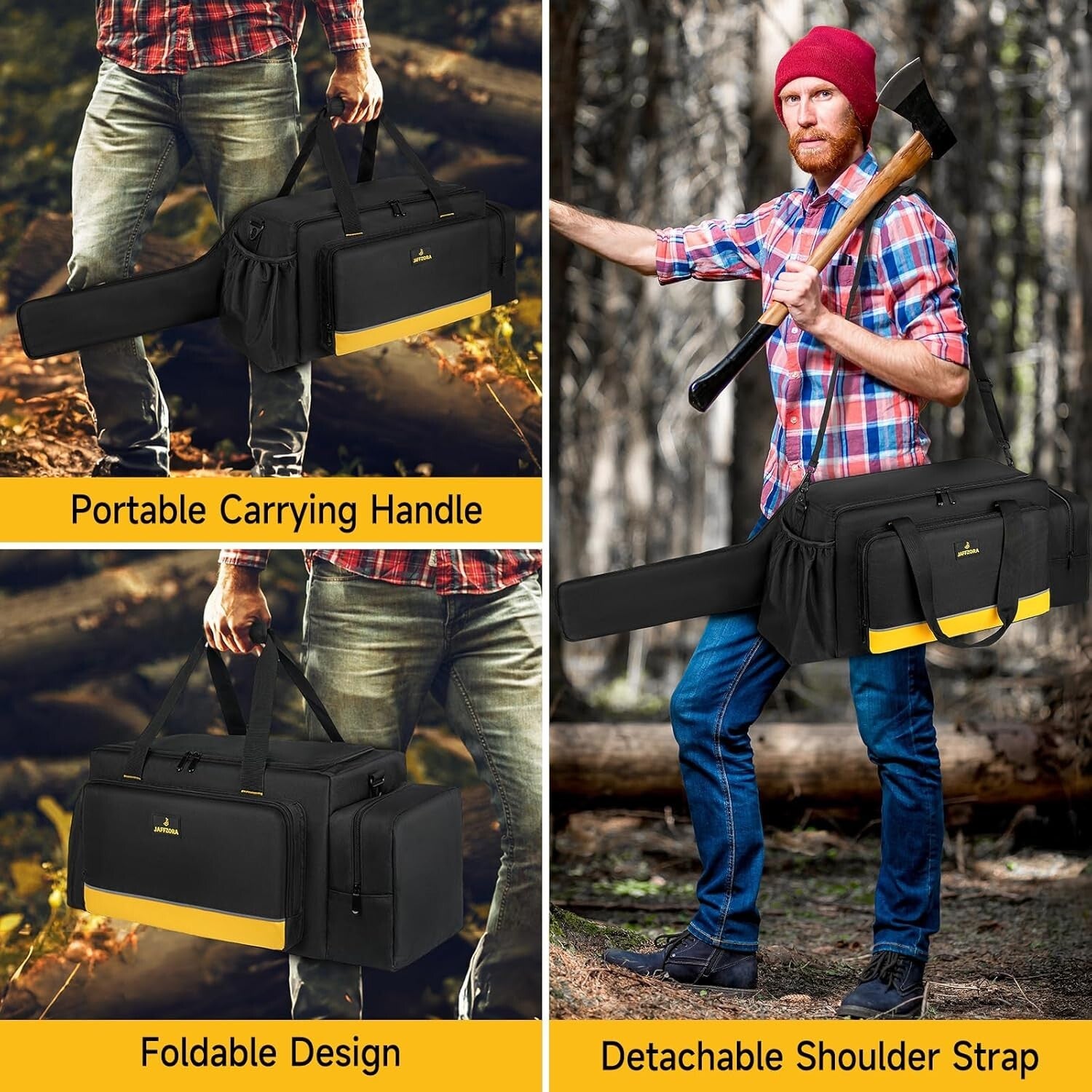 Versatile Hydro-Proof Chainsaw Storage Bag - Detachable Strap for Easy Carrying