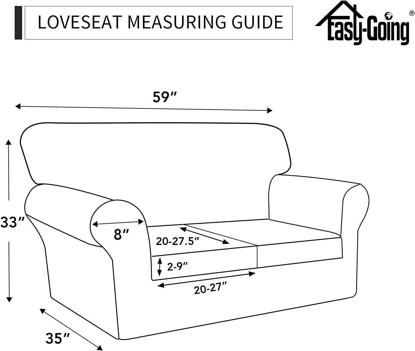 Stretch Pet-Friendly Sofa Cover: 3-Piece Set for Durable Protection - Dark Gray