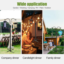 Load image into Gallery viewer, Adjustable Dual Arm Garden Poles - Perfect for Hanging Plants, Lanterns &amp; Decor