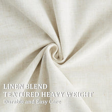 Load image into Gallery viewer, Luxury Pinch Pleat Blackout Drapes, 40x102 in, Rustic Natural Fabric - 2 Panels