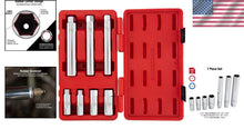 Load image into Gallery viewer, Professional Grade 3/8-Inch Drive Spark Plug Socket Set - 7 Pieces Included