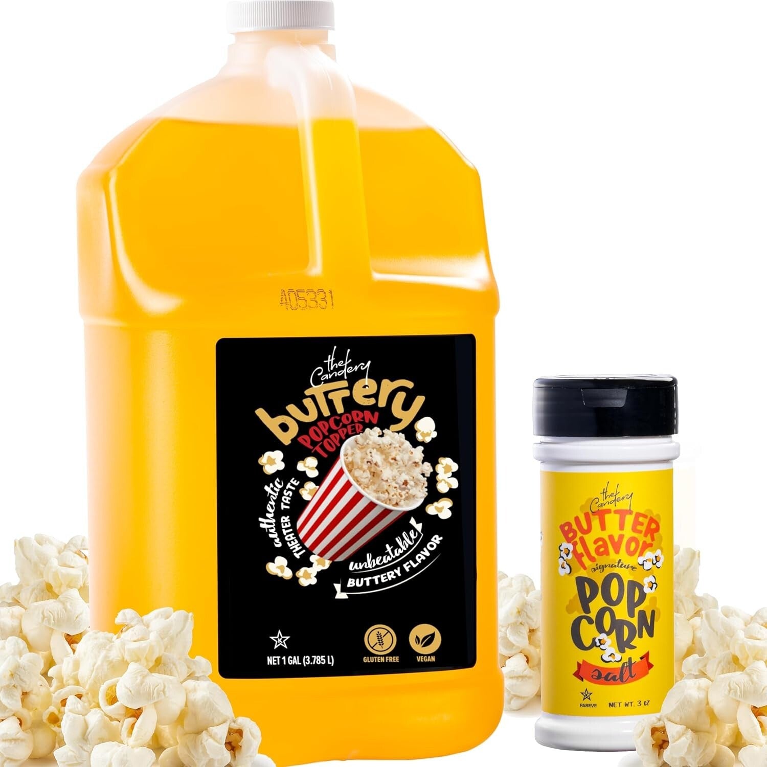 Authentic Movie Theater Buttery Popcorn Oil - 128oz Coconut Blend with Seasoning