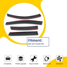 Load image into Gallery viewer, Self-Adhesive Smoke Tint Window Visors Set for 07-11 Honda CR-V - Easy Install