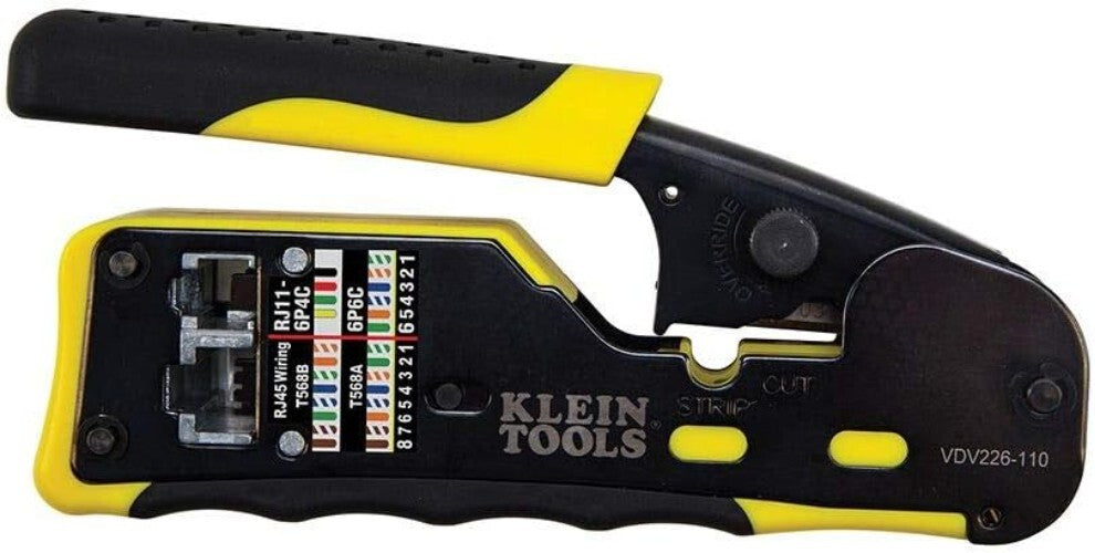 Efficient Modular Data Cable Tool: Crimper, Wire Stripper & Cutter Combo
