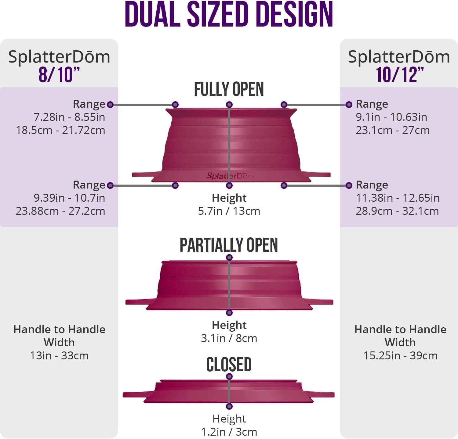 Adjustable Silicone Splatter Dome for Pots – Keeps Stovetop Clean & Grease-Free