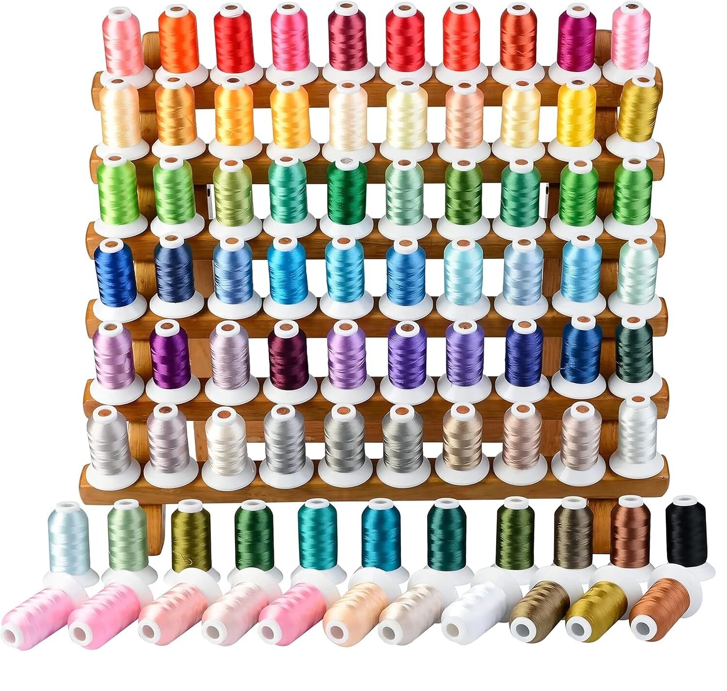 Elegant 82 Colors Polyester Embroidery Thread - Perfect for Hand & Machine Use