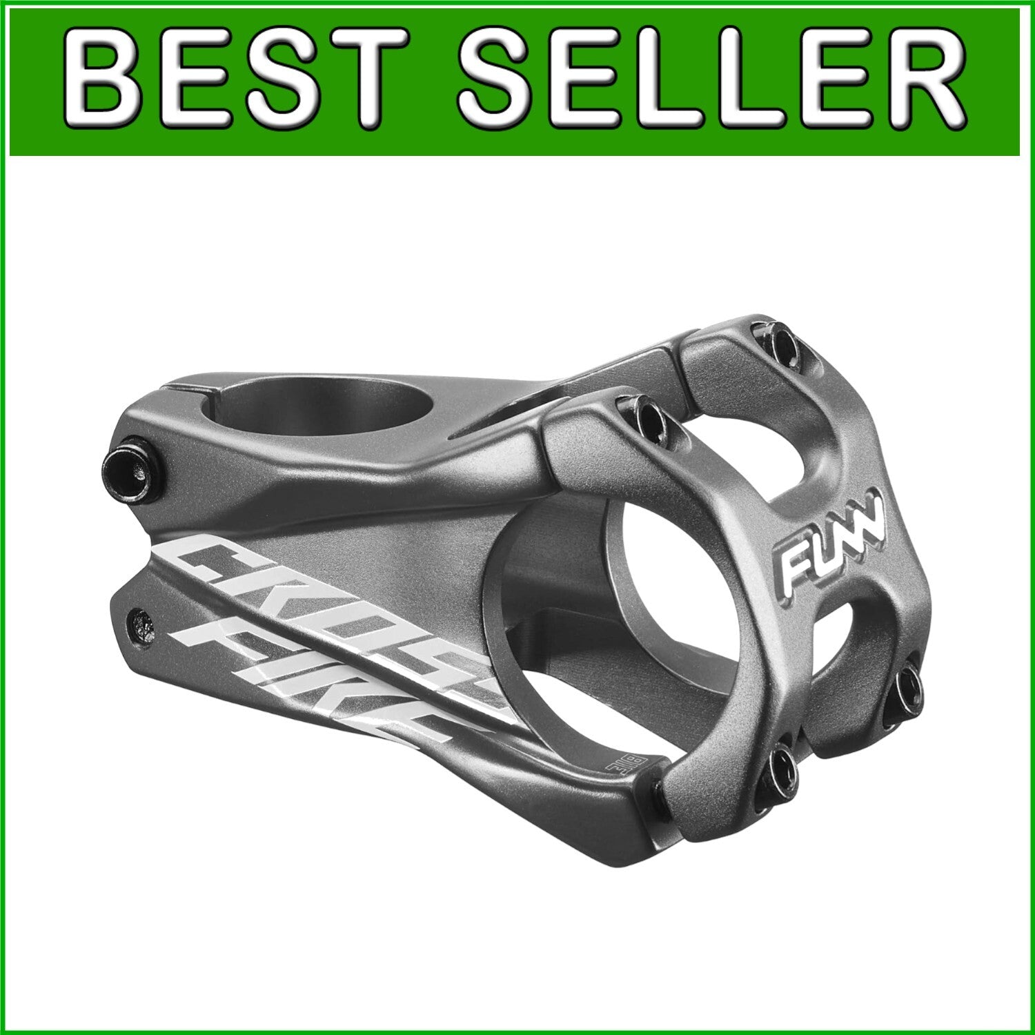 Featherweight Crossfire MTB Stem with 31.8mm Clamp - Versatile for All Riding
