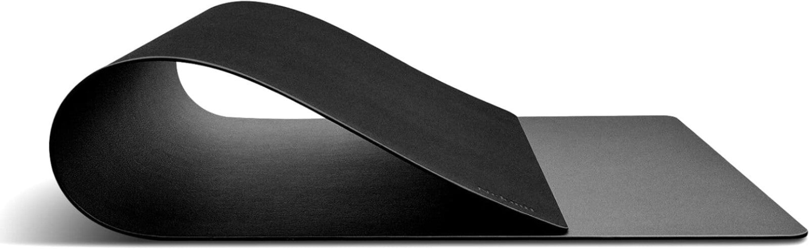 Non-Slip Black Leather Desk Blotter Pad 34'x17' - Protect and Enhance Workspace