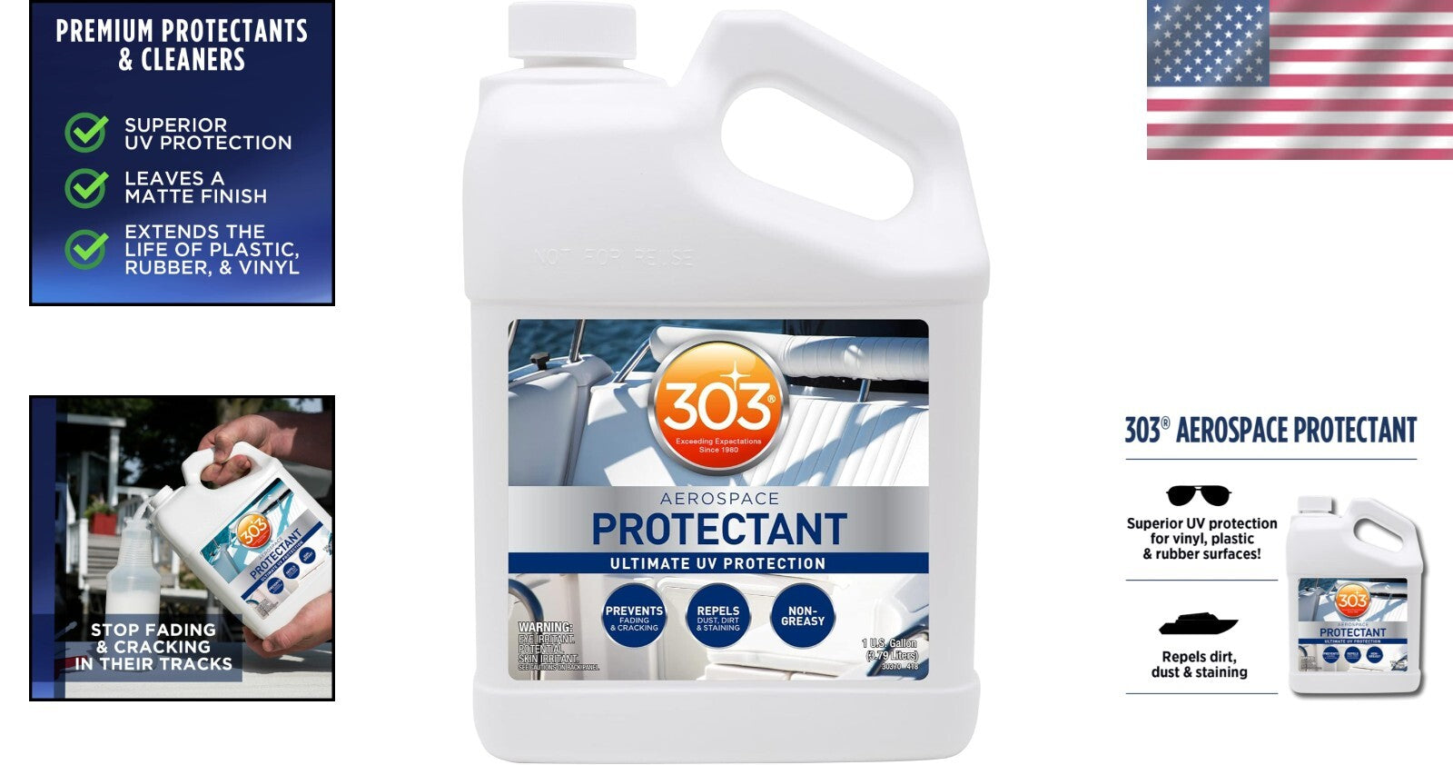Versatile Protectant for Boats & Outdoors - Restore Surfaces with Matte Finish