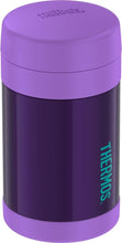 Load image into Gallery viewer, FUNTAINER 16 Ounce Purple Stainless Steel Kids Food Jar with Insulated Design