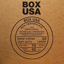 Load image into Gallery viewer, 50-Pack Heavy Duty Shipping Boxes - 14.25"L x 11.25"W x 2"H, Crush-Proof