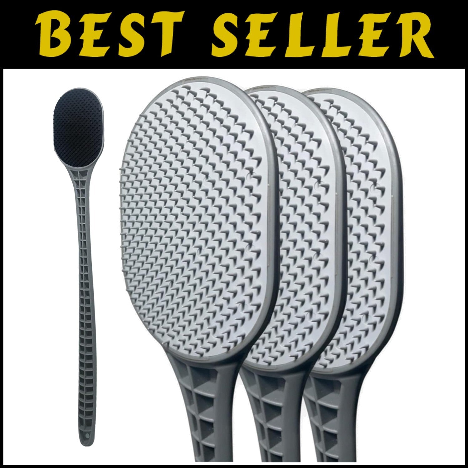 Versatile Back Scratcher & Exfoliator with 368 Contact Points – Relaxation Aid