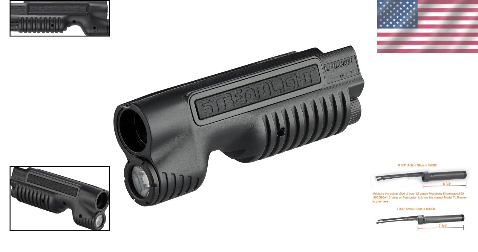 All-in-One 1000 Lumen Forend Light for Mossberg 500/590 - Waterproof Design