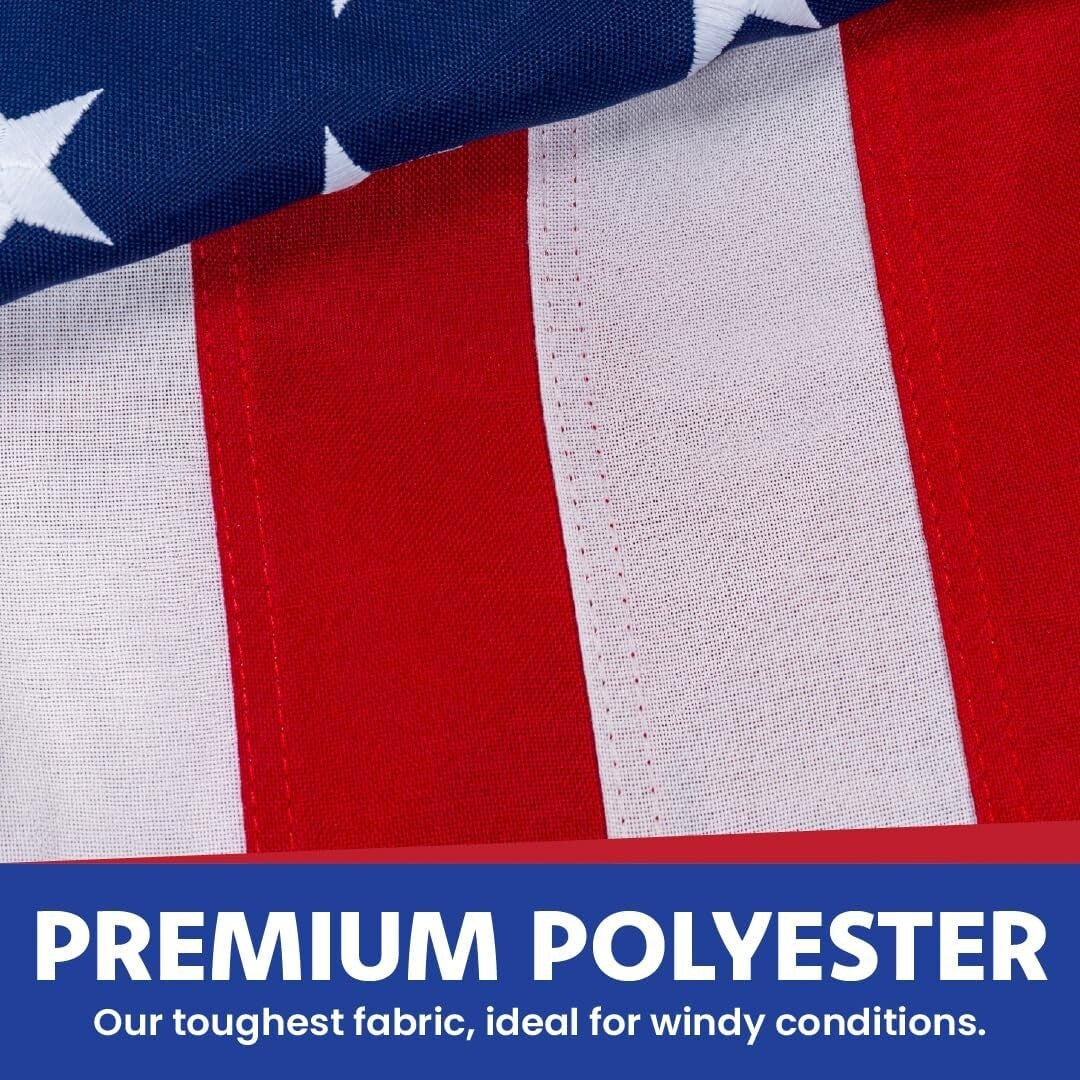 6x10 American Flag – Premium PolyMax Polyester for Indoor/Outdoor Display