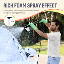 Load image into Gallery viewer, Compact 4800 PSI Pressure Washer with Foam Tank &amp; 25ft Hose for Outdoor Cleaning
