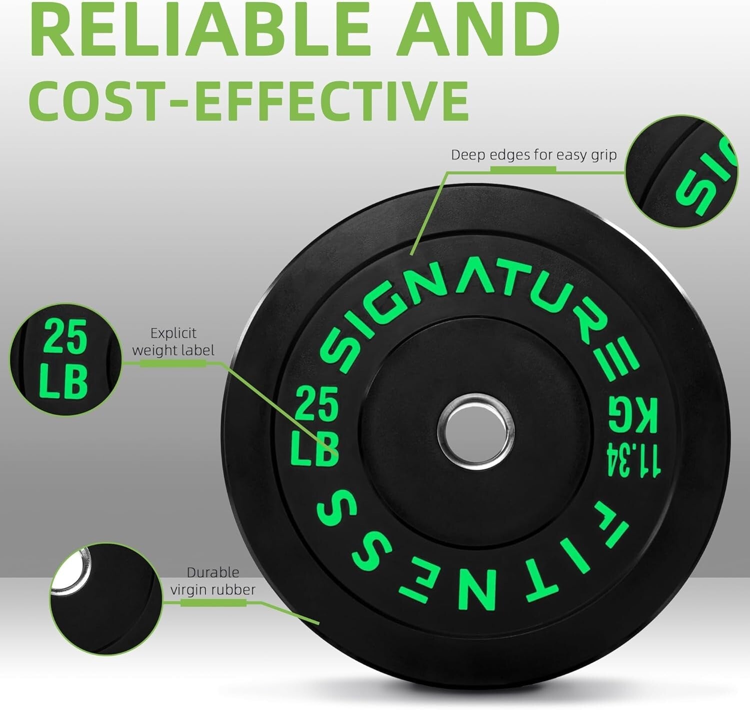 Multi-Weight Olympic Bumper Plates - Ideal for Strength & Endurance Training