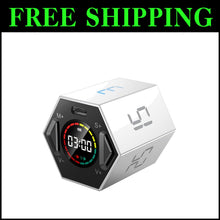 Load image into Gallery viewer, Versatile Hexagon Productivity Timer - 6 Preset Times &amp; Custom Options - Gray