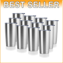 Load image into Gallery viewer, Stylish Bulk Stainless Steel Travel Mugs - 20oz Insulated Tumbler Pack of 12