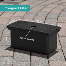 Load image into Gallery viewer, Compact Pond Filter System with Bio-Balls and Dual Filters for Clean Water