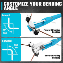 Load image into Gallery viewer, Versatile Ratcheting Pipe Bender Set with 7 Heads &amp; Ergonomic Design for Experts