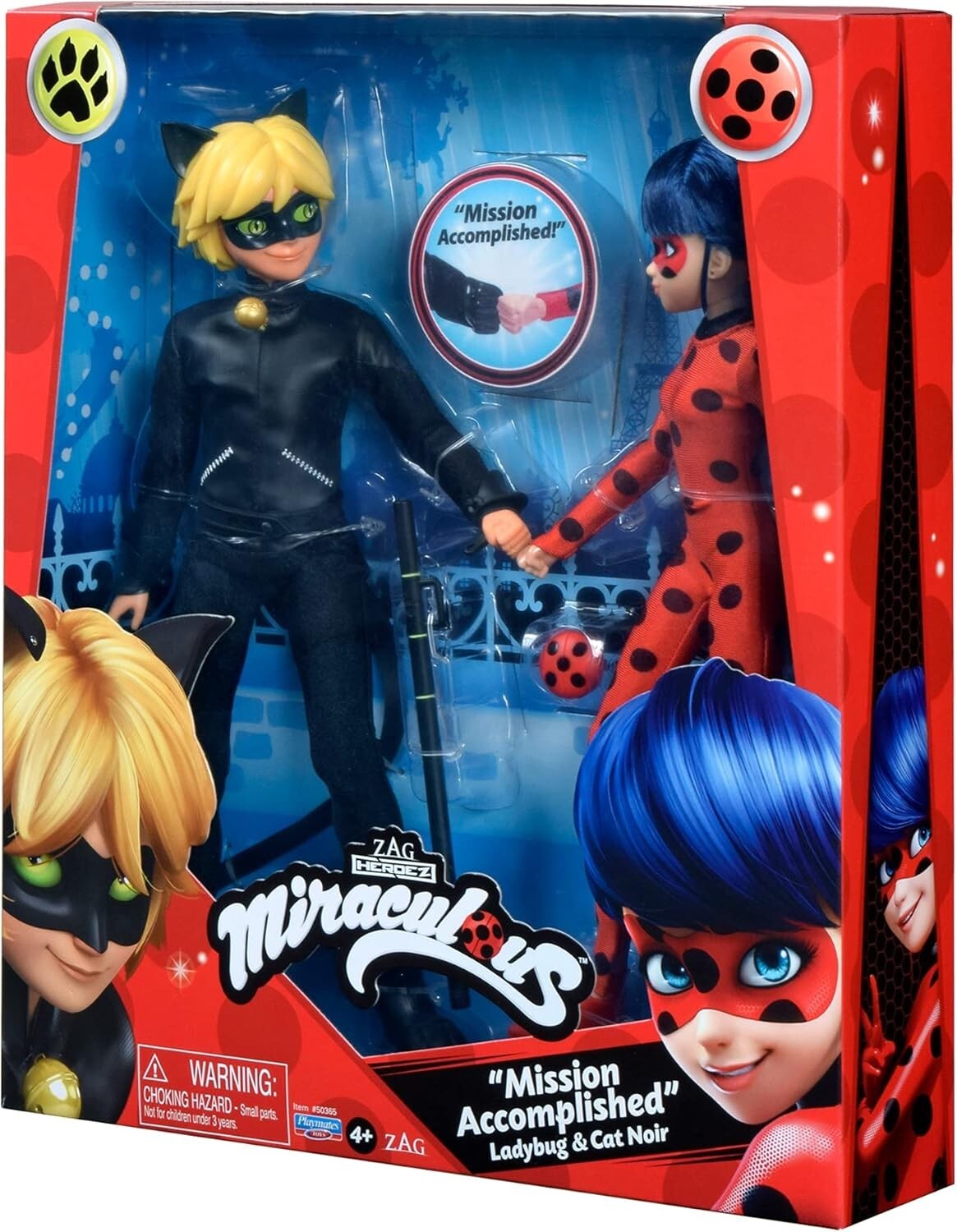 Exclusive Ladybug & Cat Noir 2-Pack Dolls - Perfect for Creative Play