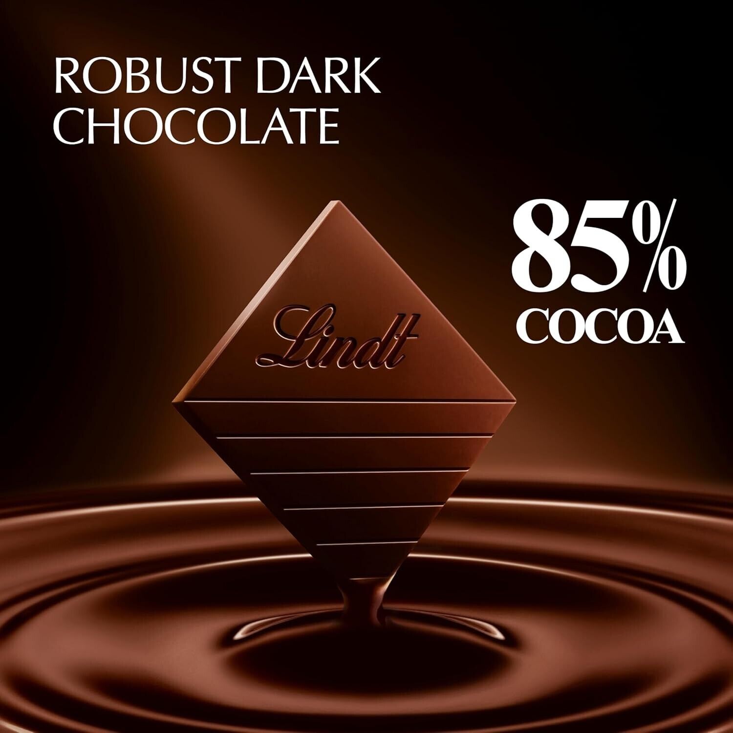 Silky EXCELLENCE 85% Cocoa Dark Chocolate Bars - 12 Pack, Perfect for Indulgence