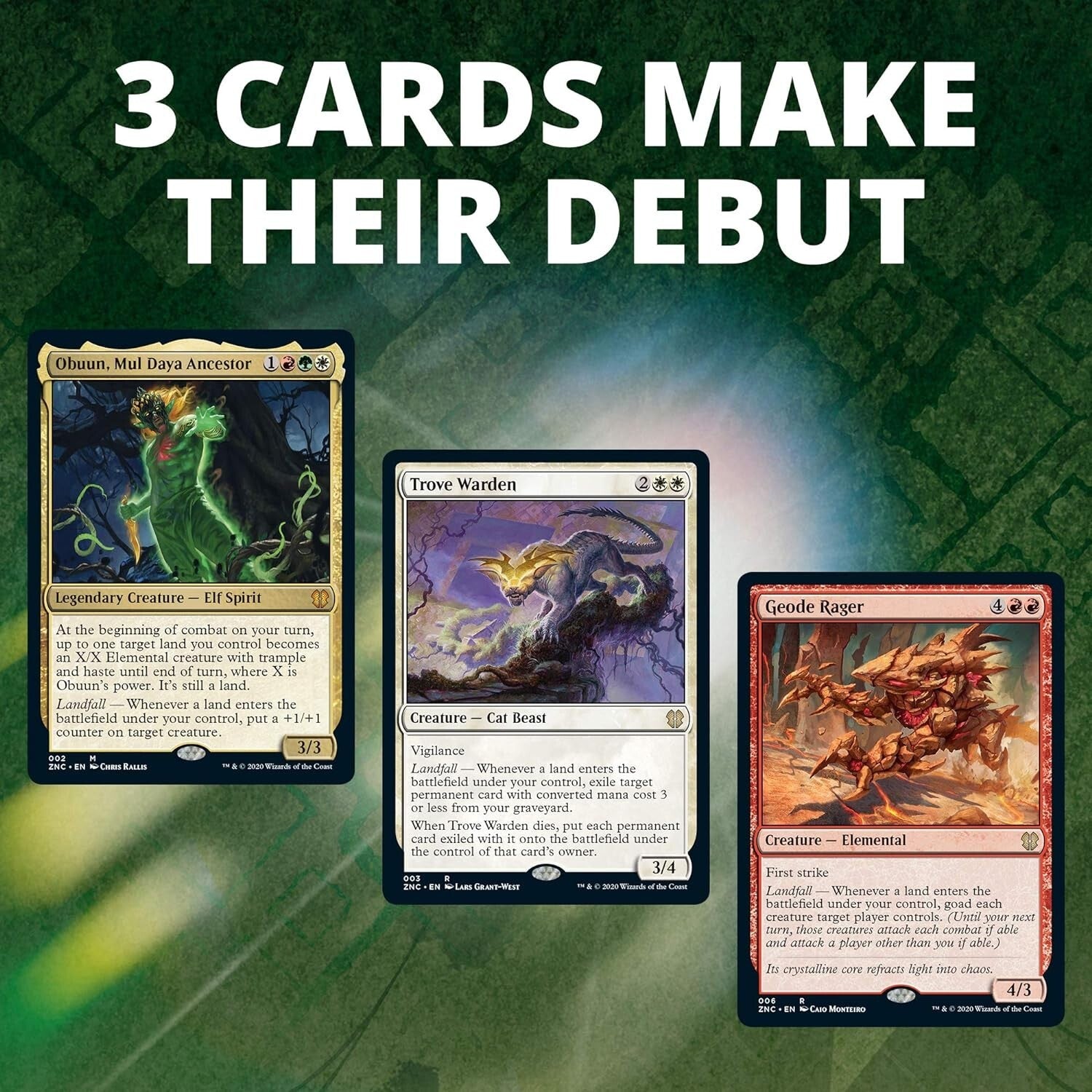 Ready-to-Play MTG Zendikar Rising Commander Deck with Unique Cards & Tokens